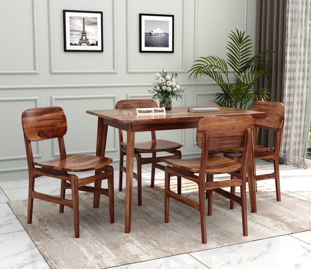 Top 5 Materials for 4-Seater Dining Table Set | Wooden Street