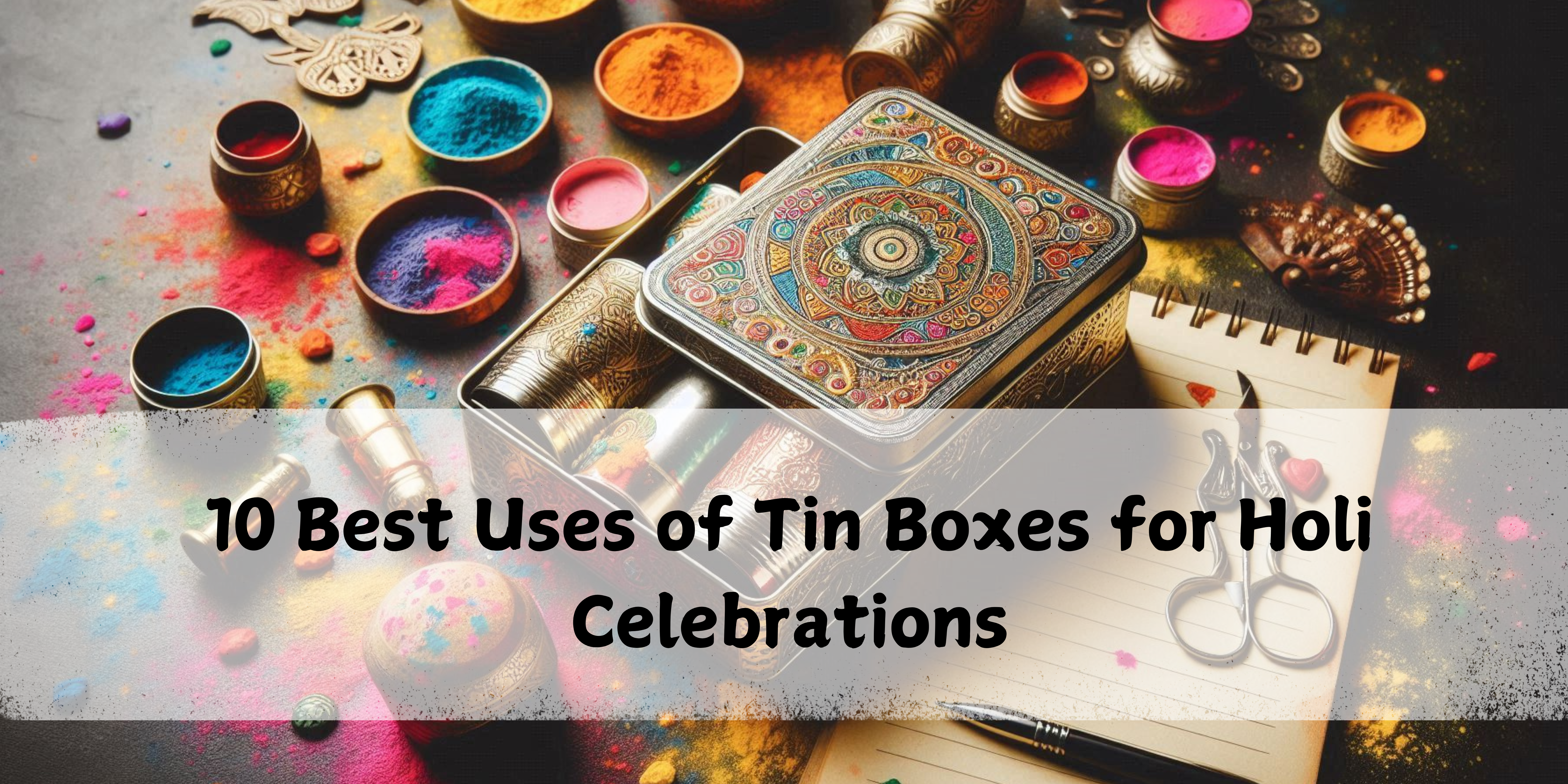 10 Best Uses of Tin Boxes for Holi Celebrations