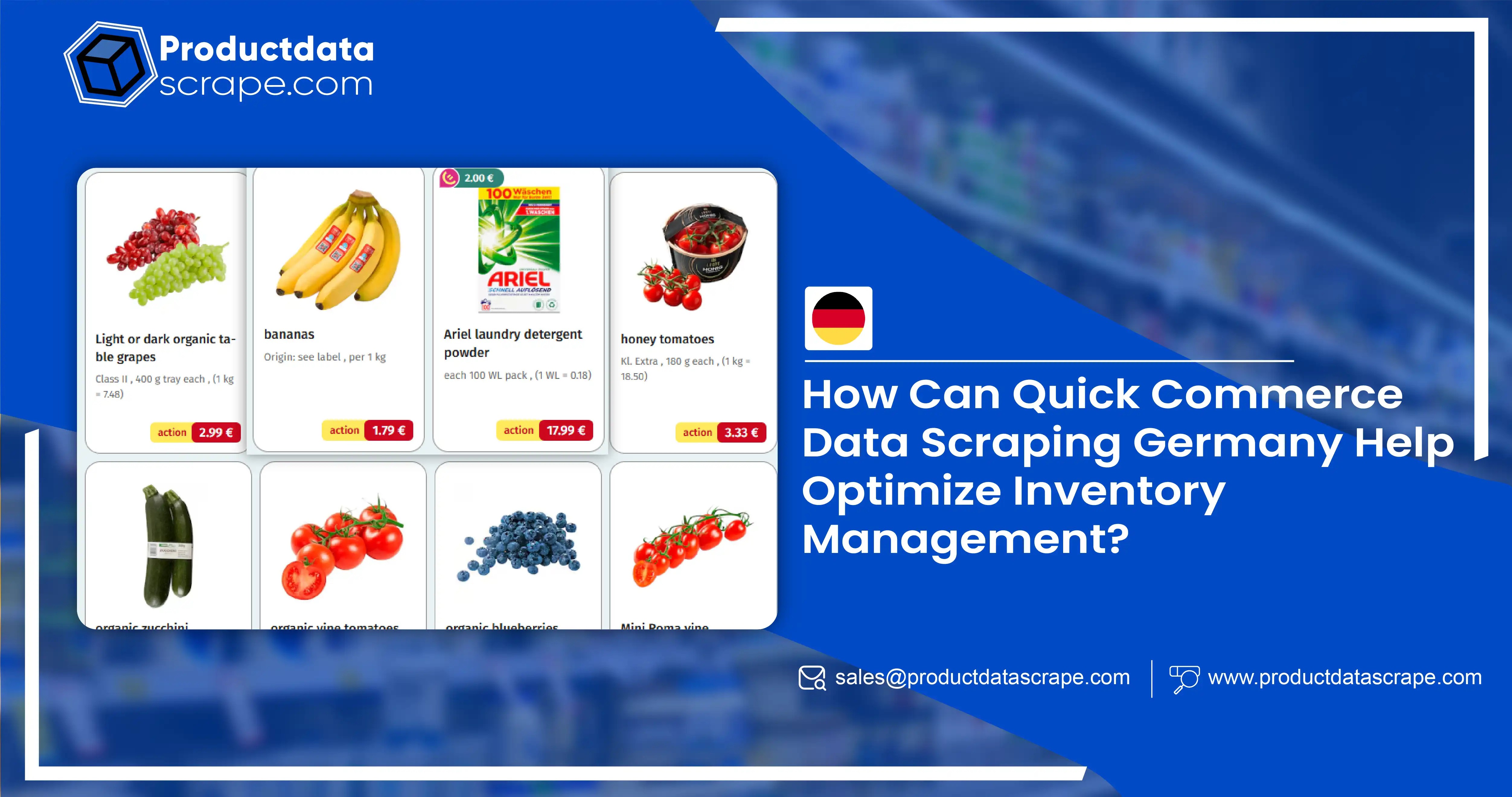Quick Commerce Data Scraping Germany for Inventory Management