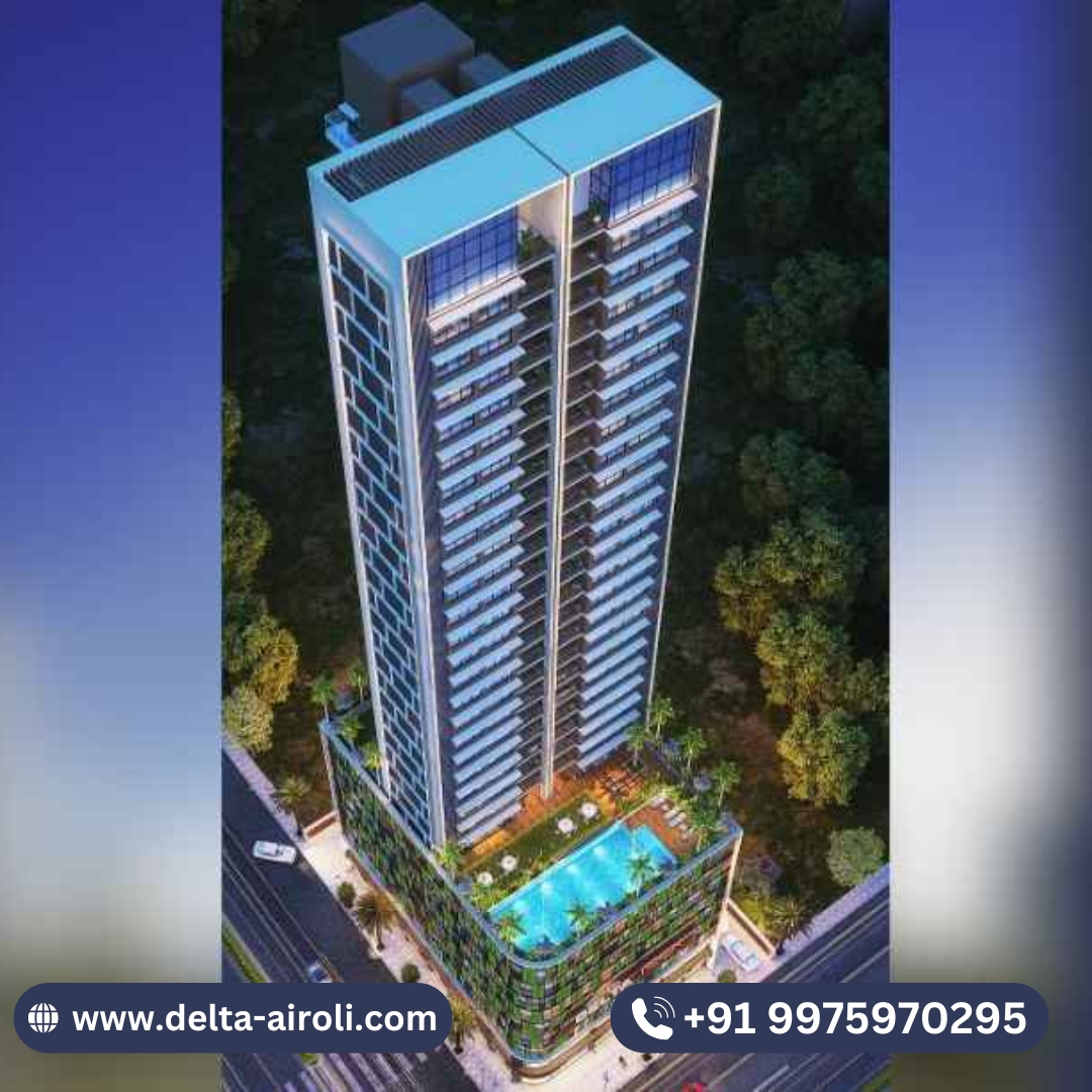 New Palm Beach Airoli 2 & 3 BHK Flats Delta Group Navi Mumbai