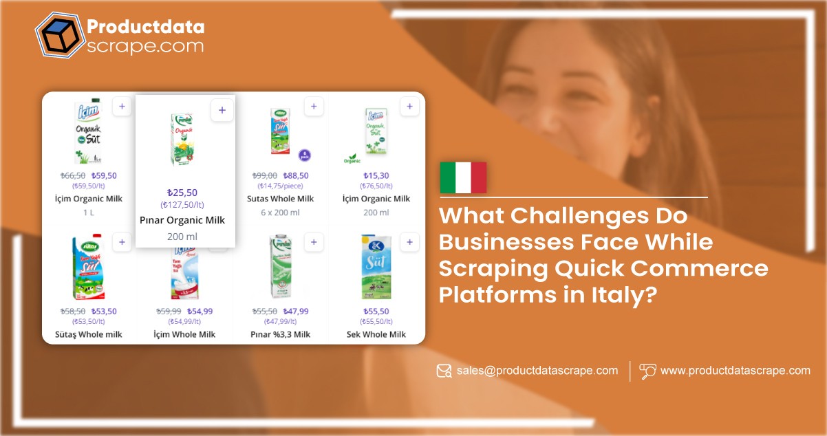 Scraping Quick Commerce Platforms in Italy: Challenges