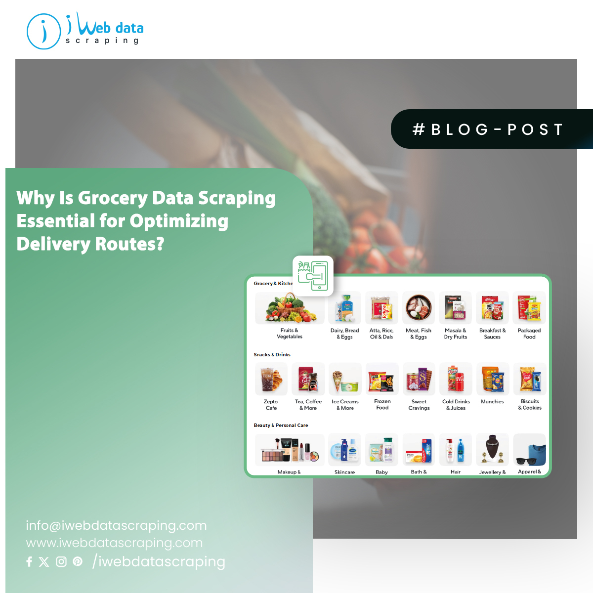 Grocery Data Scraping Essential for Optimizing Delivery Routes