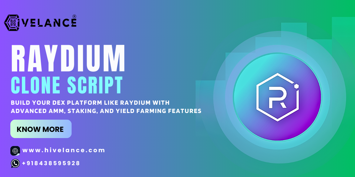 Raydium Clone Script - Developing a High-Performance DEX Platform Like Raydium
