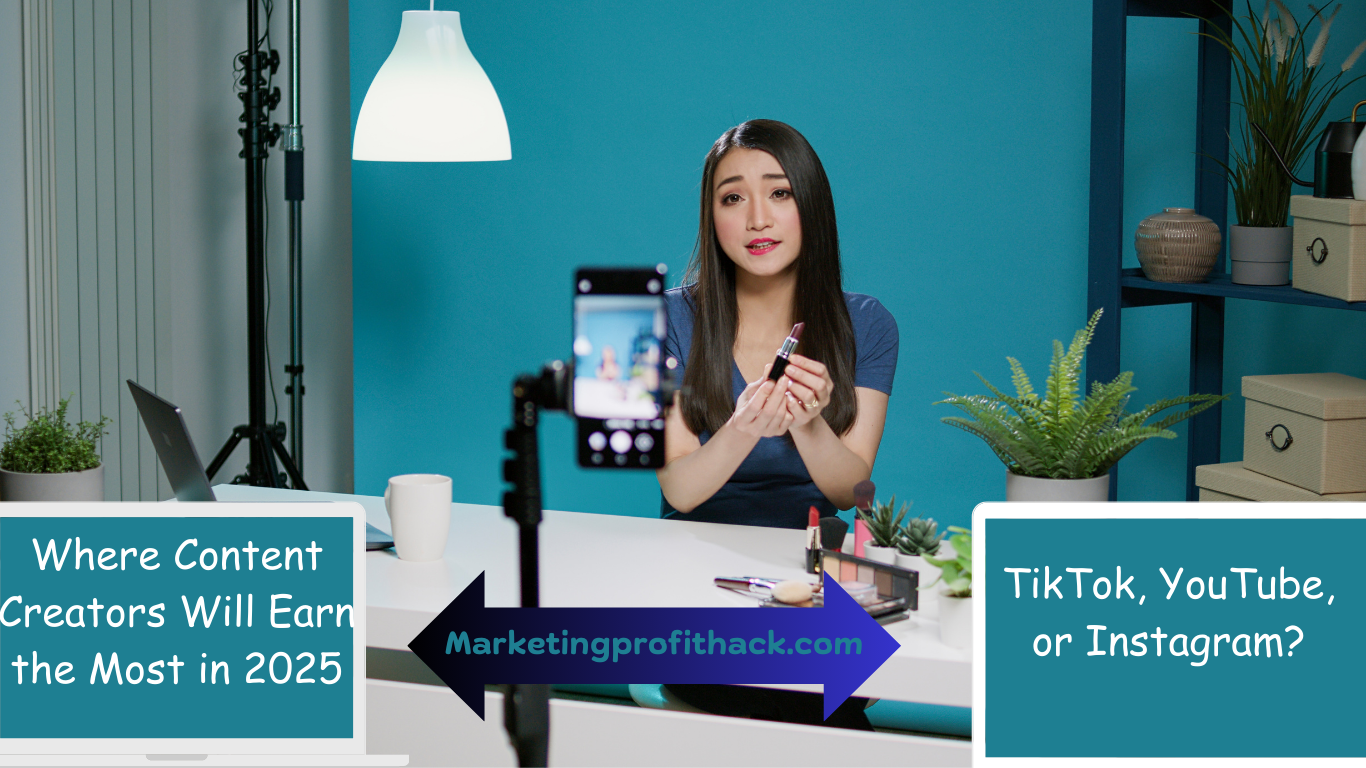 TikTok, YouTube, or Instagram? Where Content Creators Will Earn the Most in 2025