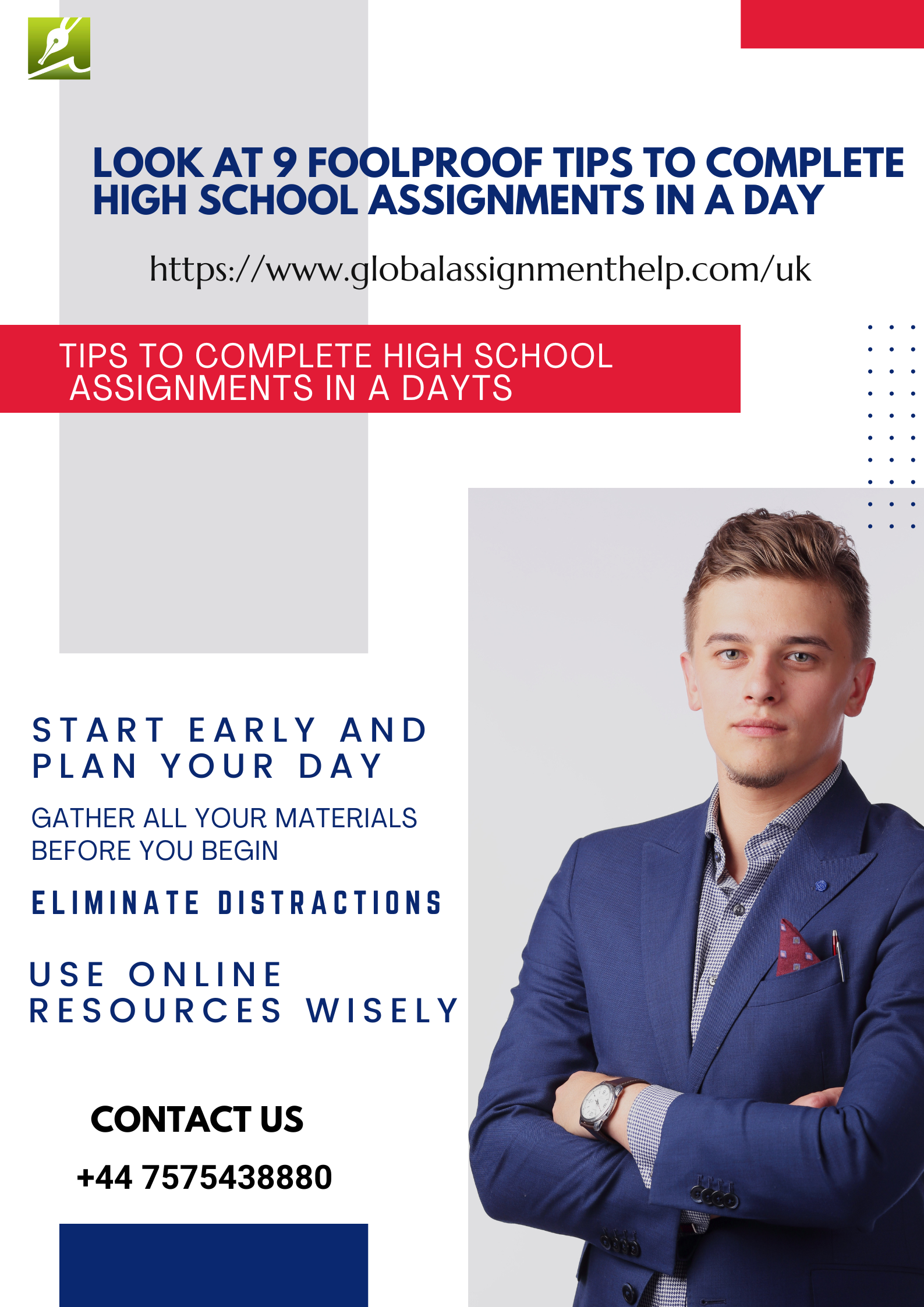 Look at 9 Foolproof Tips to Complete High School Assignments in a Day