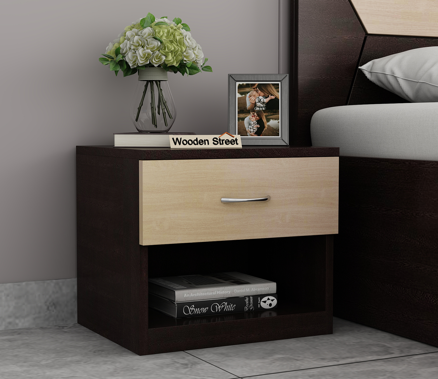 How Can I Make My Bedside Table More Functional | Wooden Street