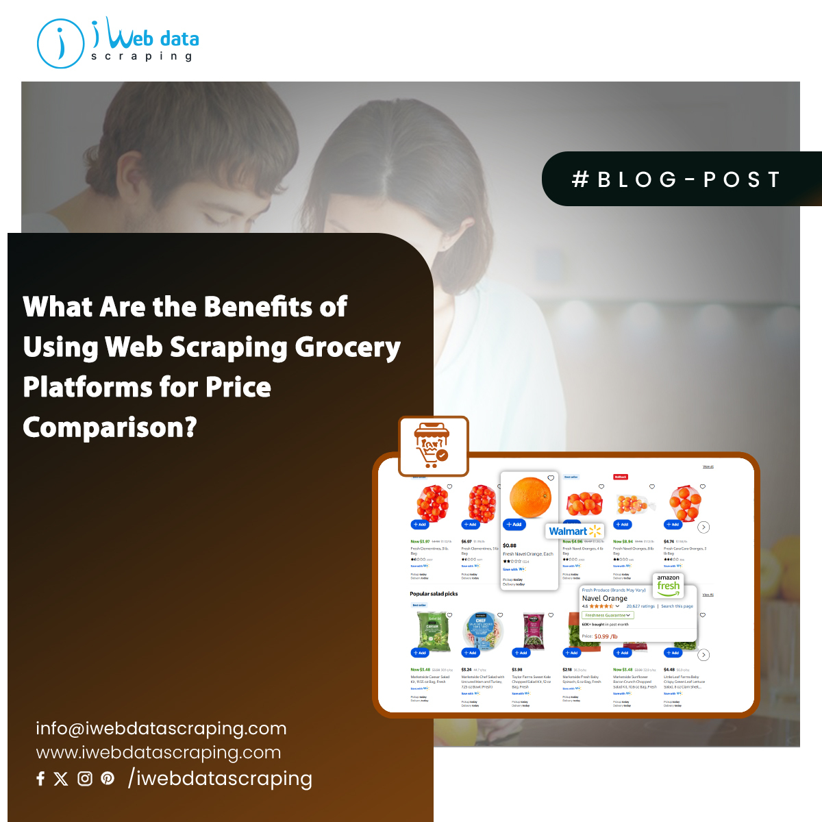 Benefits of Web Scraping Grocery Platforms for Price Comparison