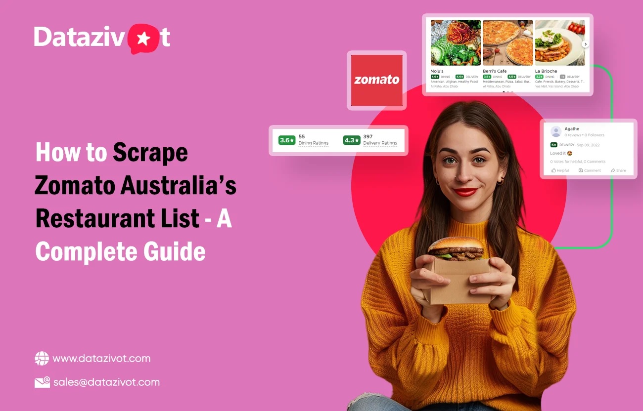 Scrape Zomato Australia's Restaurant List - Australia's Restaurant Data Extraction