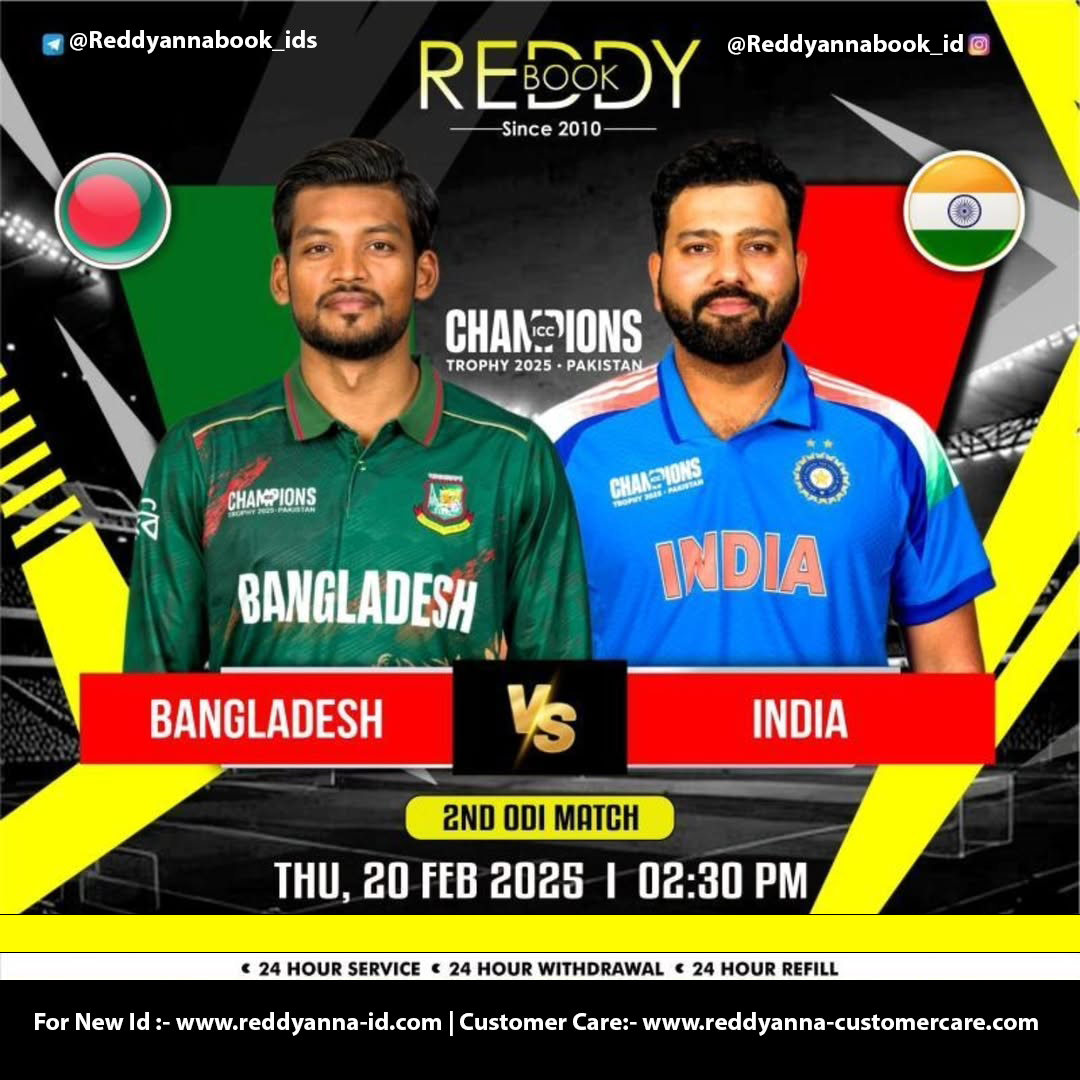 Experience Cricket Like Never Before with Reddy Book ID Reliable Services.