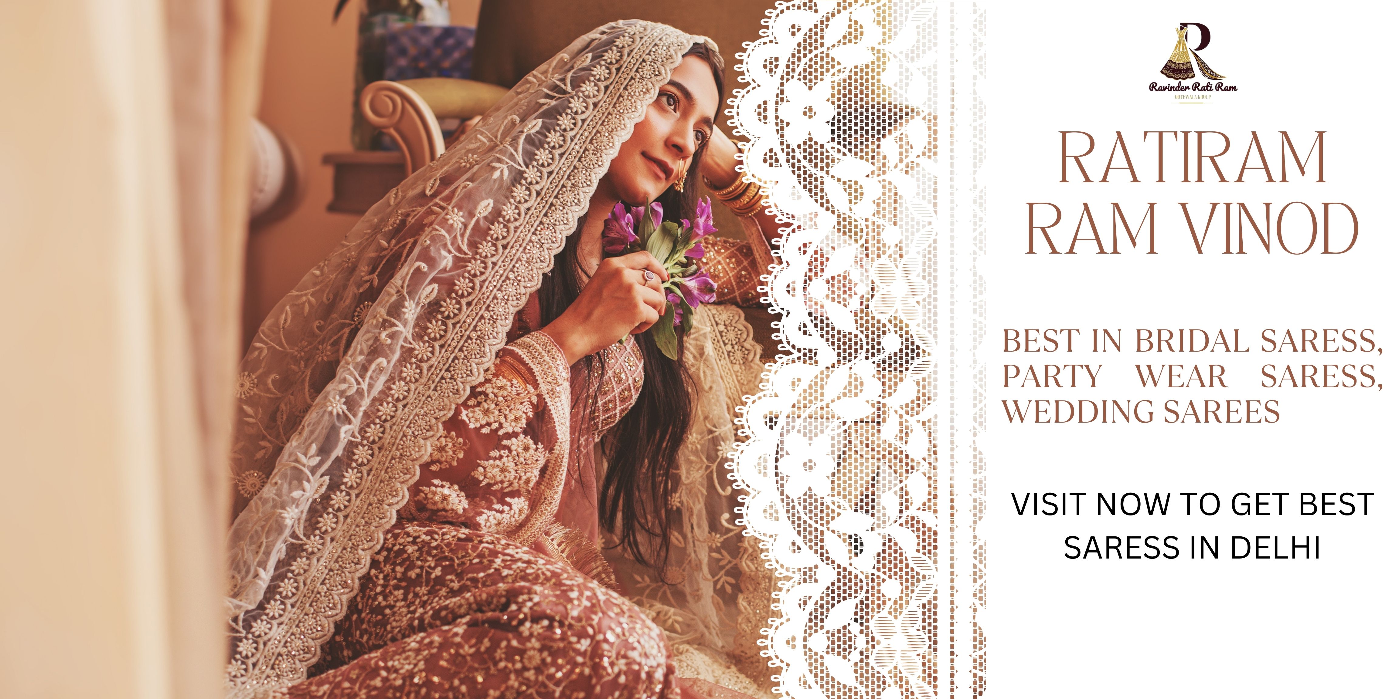 Ratiram Ram Vinod: The Ultimate Destination for Wedding Sarees in Delhi