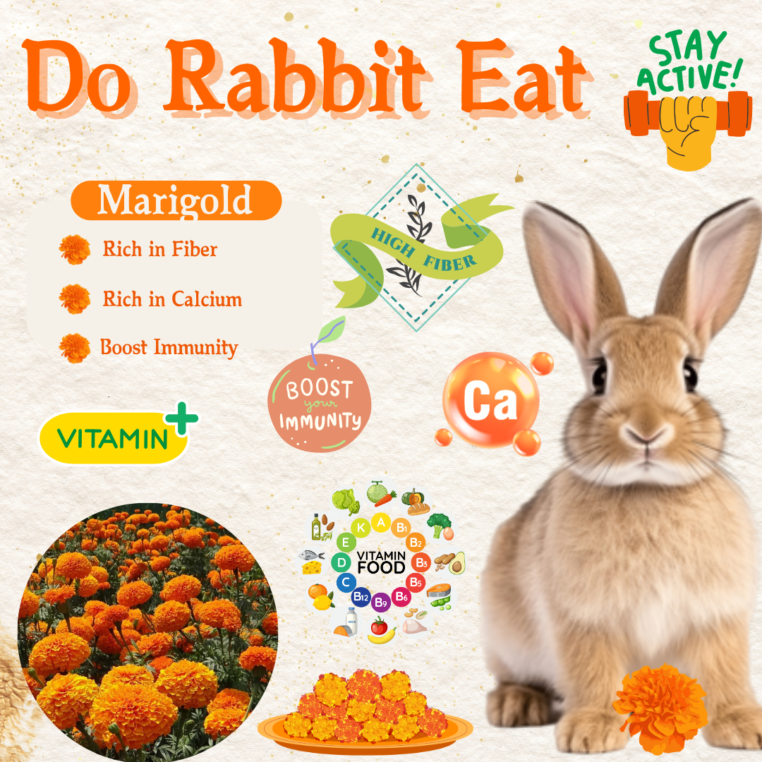 Are marigold Flowers Healthy For Rabbit?