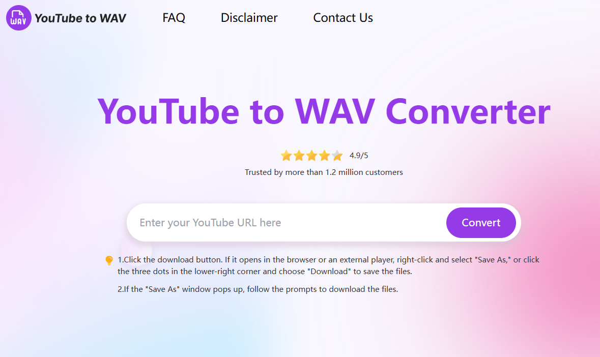 Top YouTube to WAV Converter