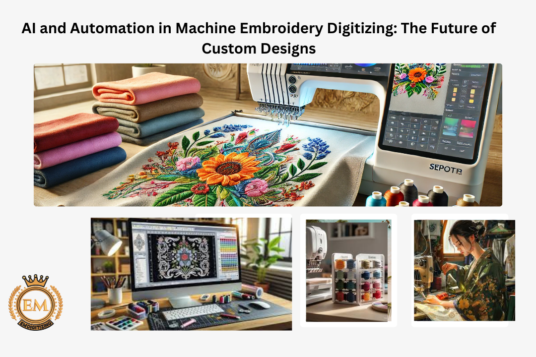 AI and Automation in Machine Embroidery Digitizing: The Future of Custom Designs