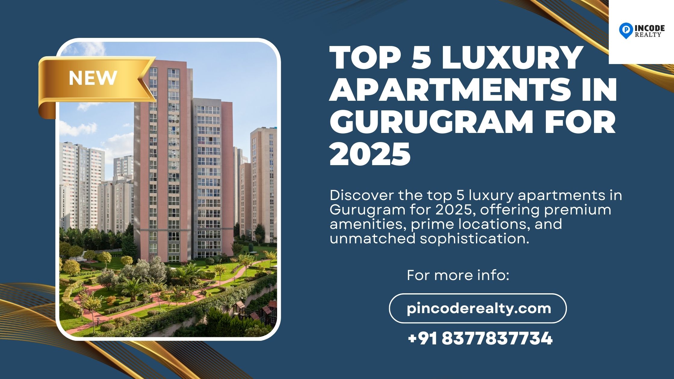 5 Best Luxury Apartments in Gurugram to Consider in 2025