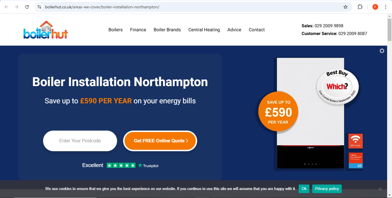 Boiler Installation Northampton | Quality & Affordable Service