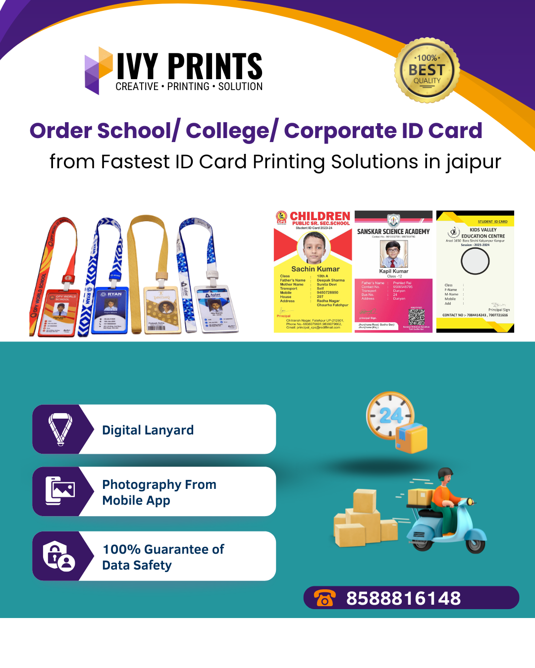 Best ID Card Solutions in Jaipur for Schools | IVYPRINTS