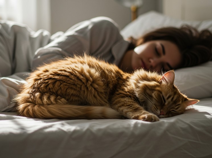 Why Does My Cat Sleep Next to Me?
