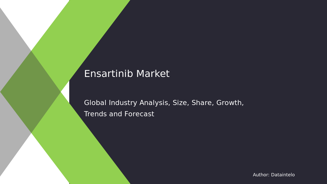 Ensartinib Market Size, Share, and Growth Projections 2032