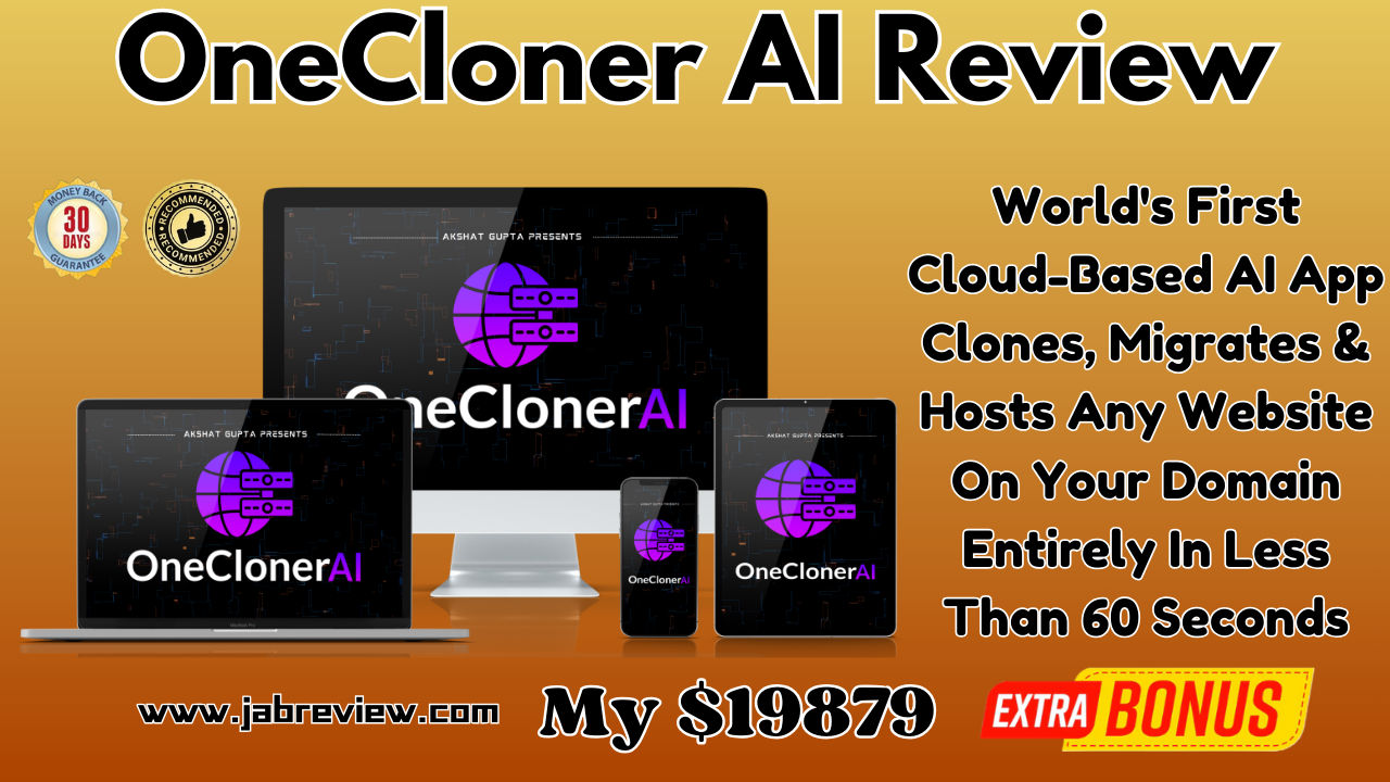 OneCloner AI Review - Clone Any Kind of Website in Any Niches & Languages
