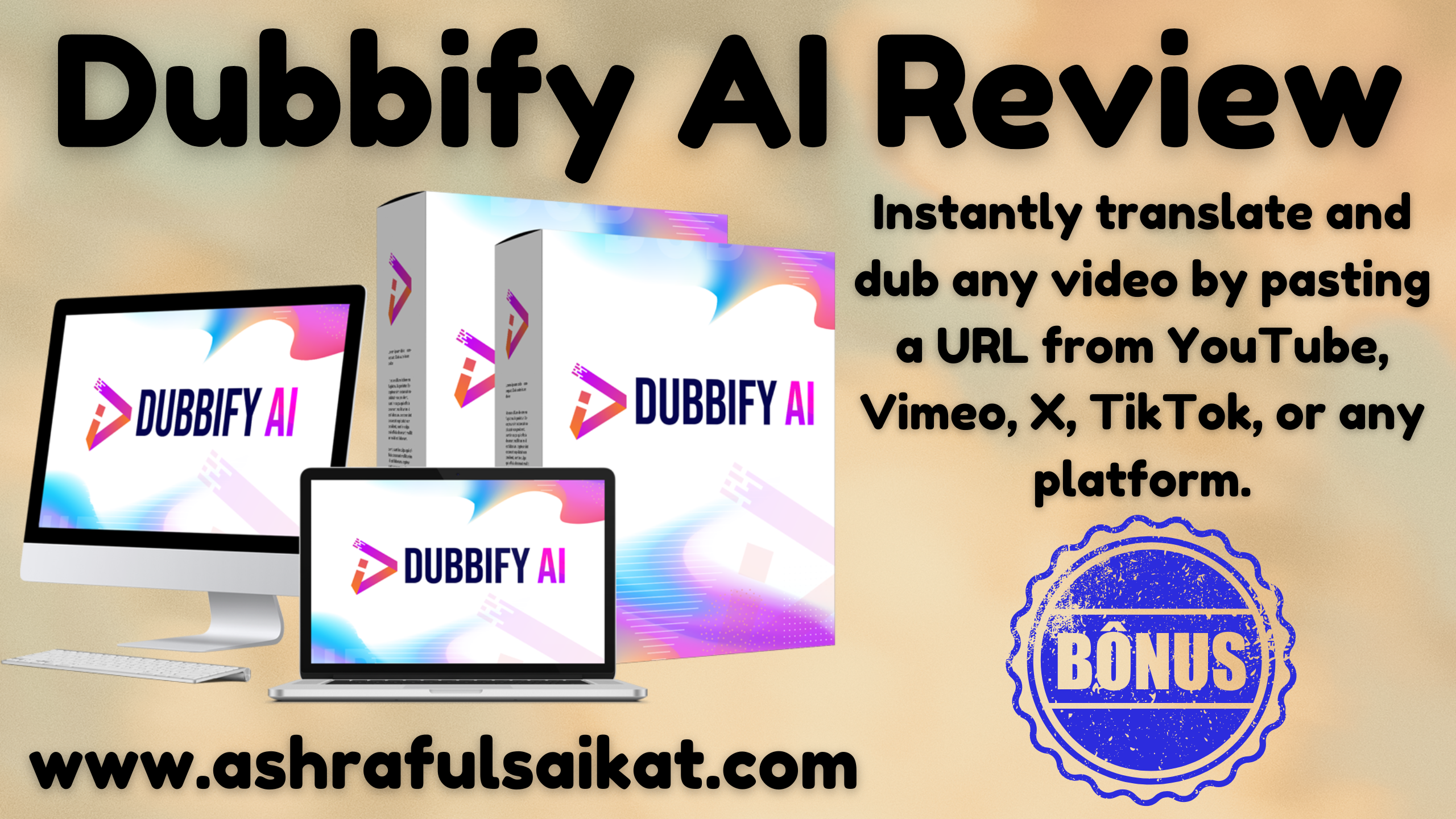 Dubbify AI Review - Translate And Dub Any Video