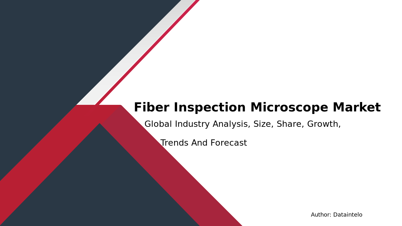 Fiber Inspection Microscope Market Competitive Landscape & Insights 2032