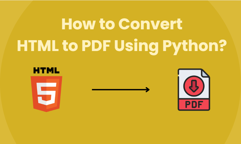 Convert HTML to PDF Using Python