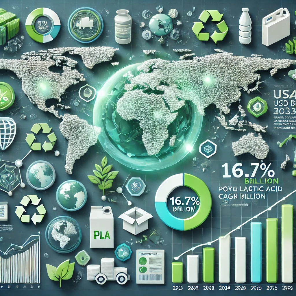 Polylactic Acid Market Growth Outlook: 16.7% CAGR with USD 5.19 Billion Valuation by 2033