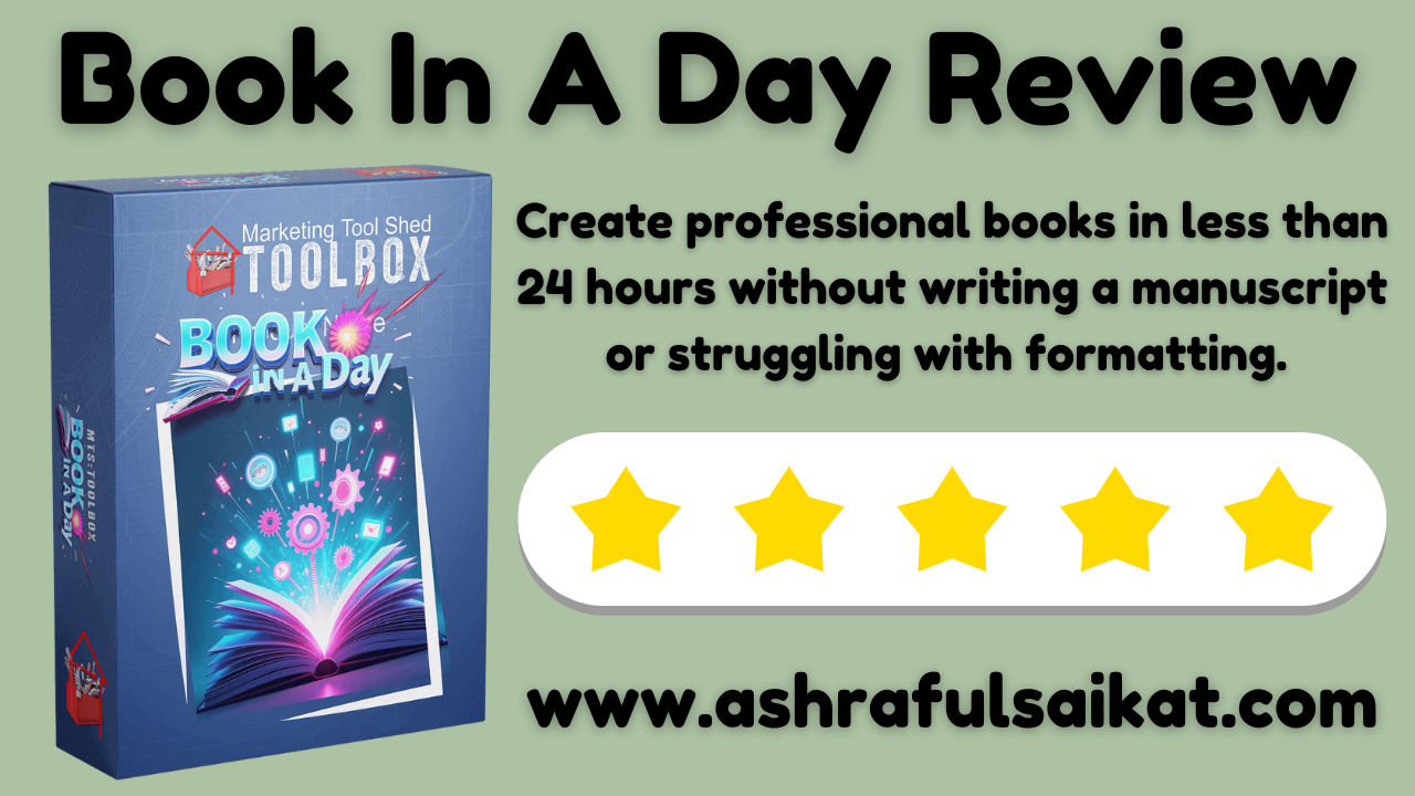 Book In A Day Review - Create Professional Books