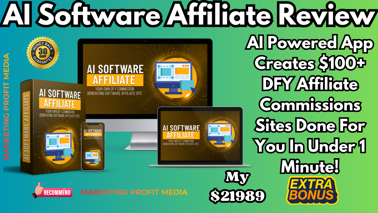 AI Software Affiliate Review – Build High Paying Affiliate Commission Site