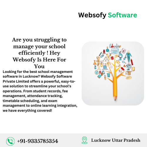 Best Software for School Management in Lucknow – Websofy Softwar