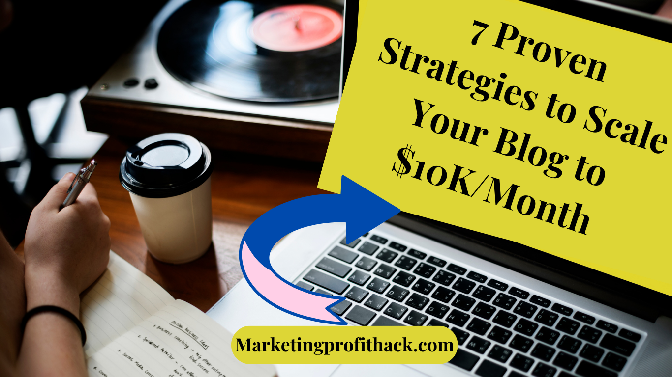 7 Proven Strategies to Scale Your Blog to $10K/Month