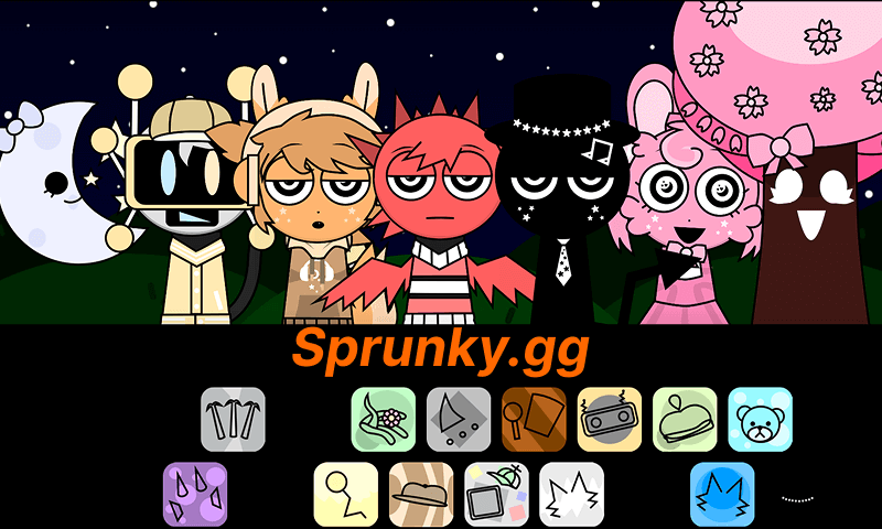 Sprunki Night Time 2