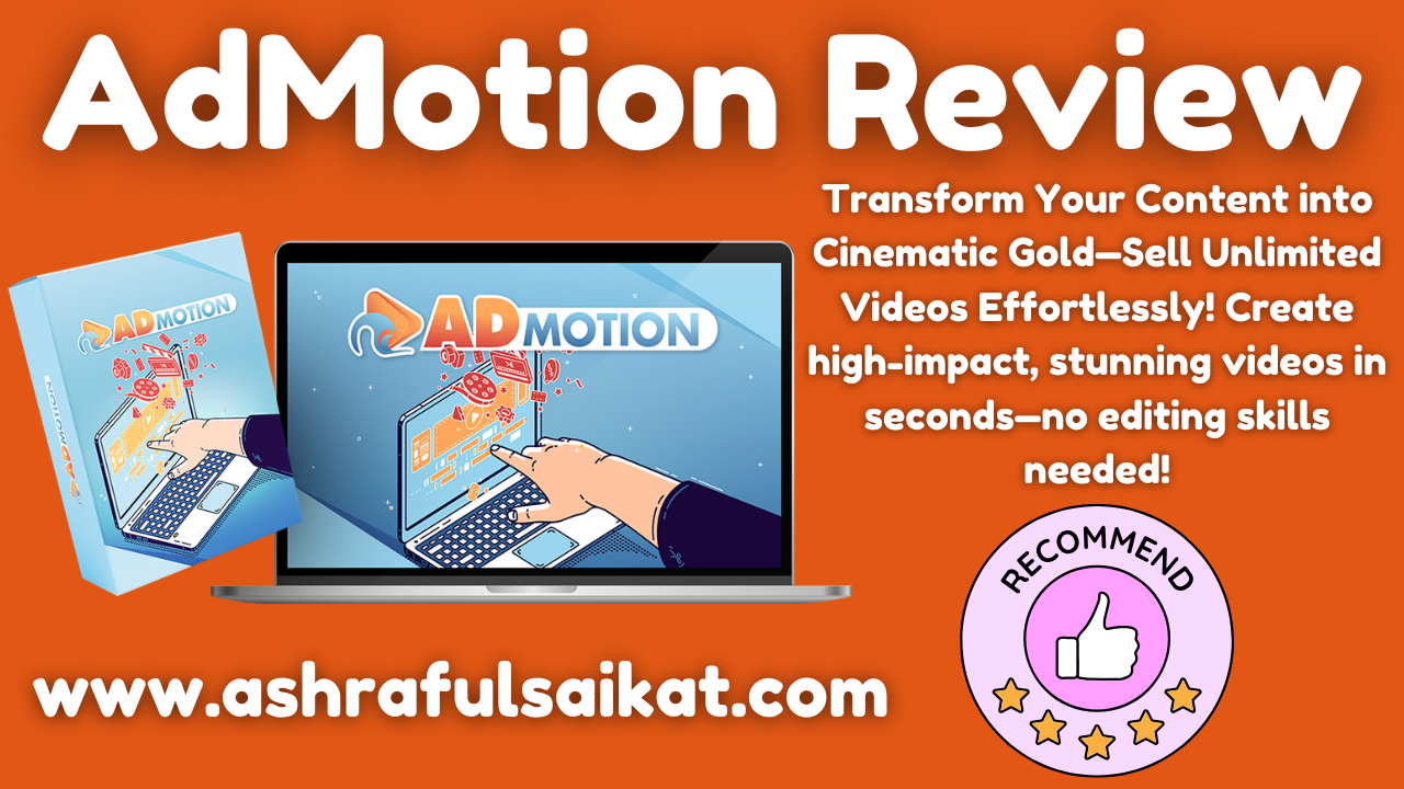 AdMotion Review - Create stunning High-impact videos