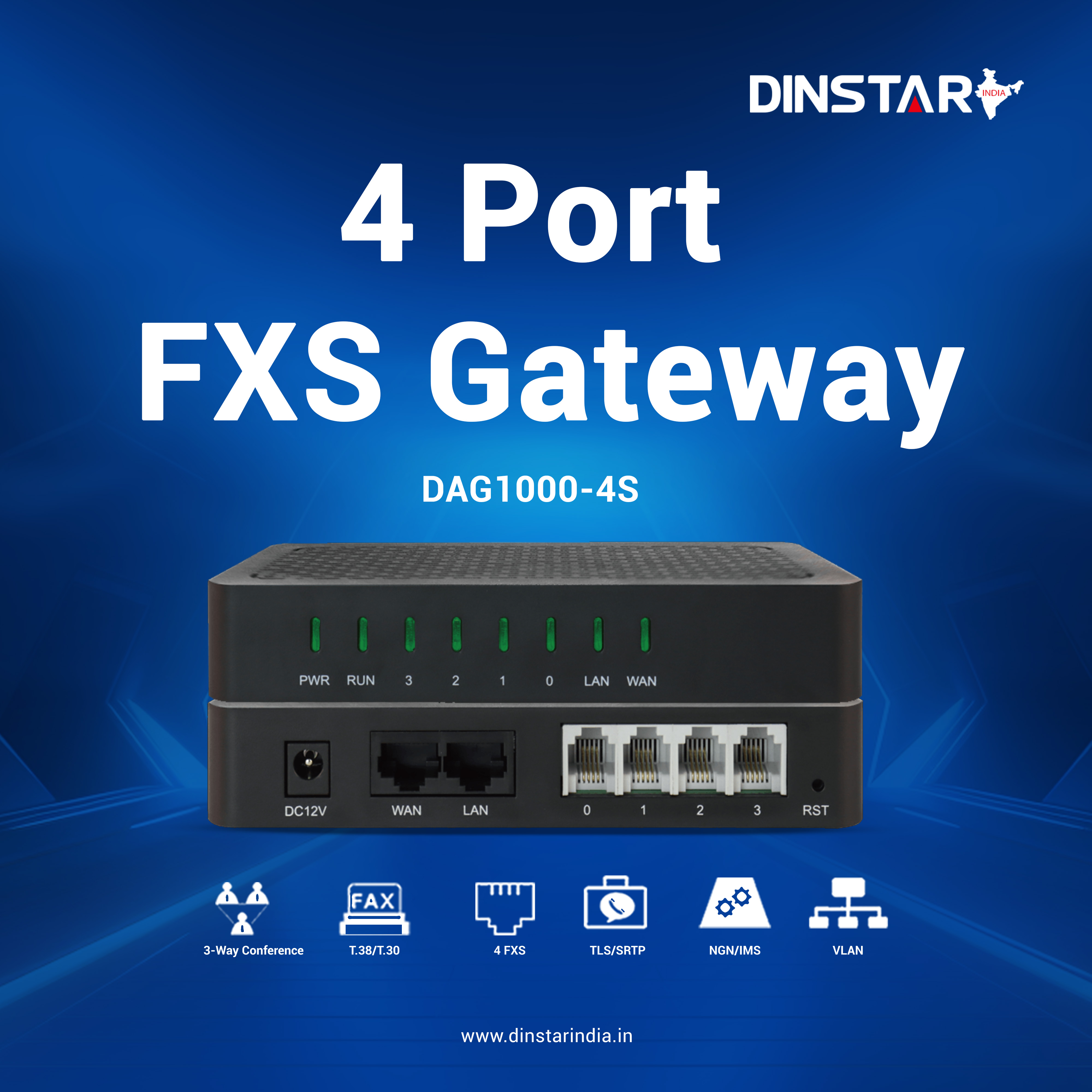 4 Port FXS Gateway: A Complete Guide for VoIP Solutions
