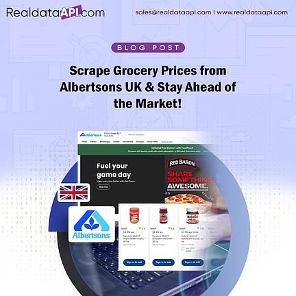 Scrape Grocery Prices from Albertsons UK