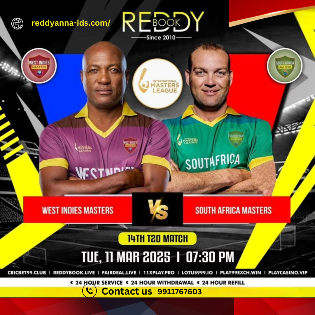 Raipur Ready for Action with Reddy Anna Online Book Id: What to Expect from West Indies Masters vs South Africa Masters Clash 2025.