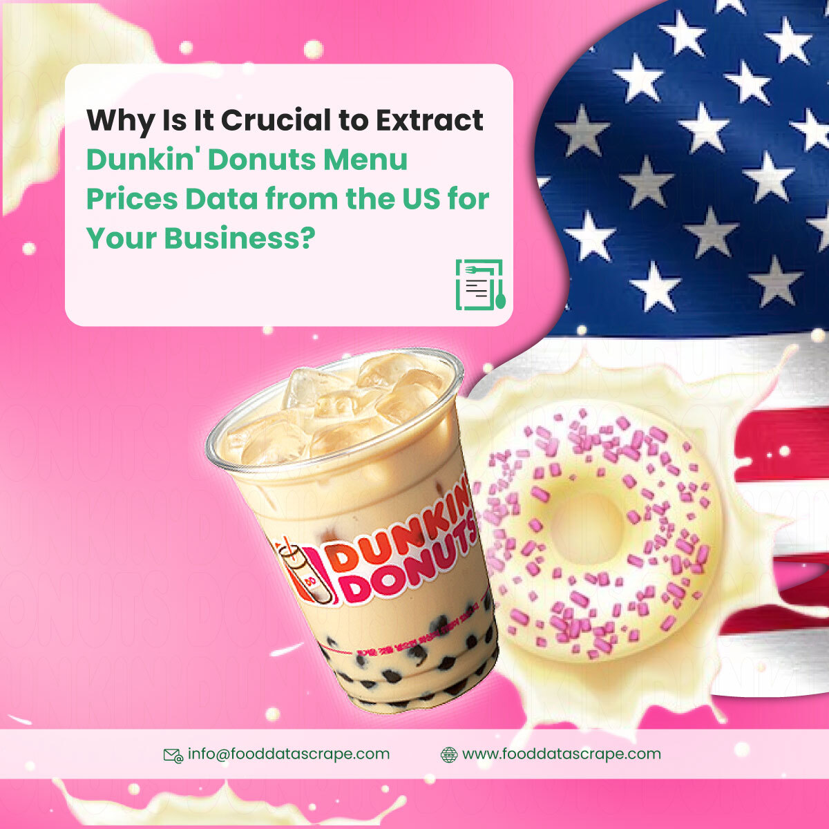 Extract Dunkin Donuts Menu Prices Data from the US