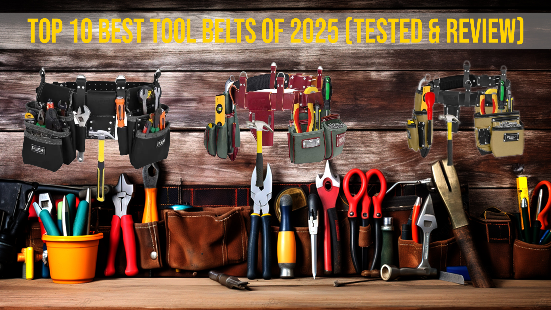 Top 10 FUERI Tool Belts of 2025 (Tested and Review)