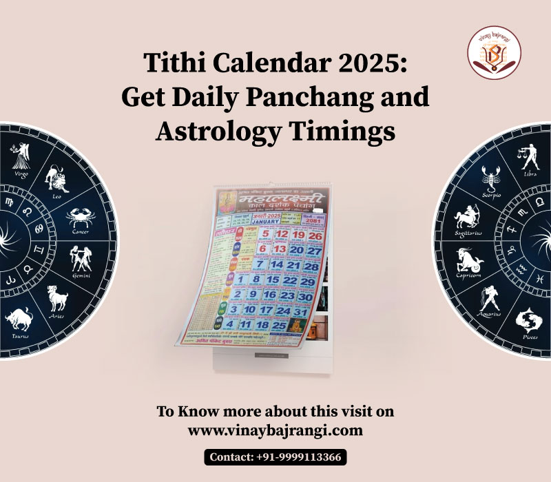 Tithi Calendar 2025: Daily Panchang and Astrology Timings