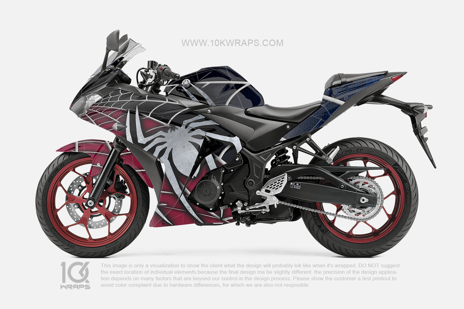 Swing Into Action: The Ultimate Spider-Man Motorcycle Wrap