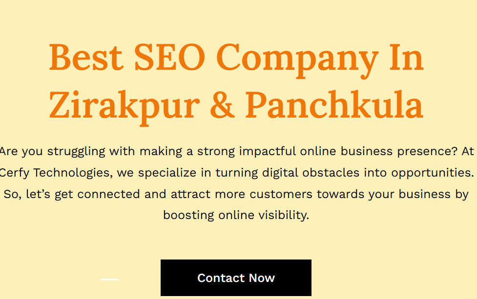 Leading Digital Marketing Company in Zirakpur – Elevate Your Brand Online