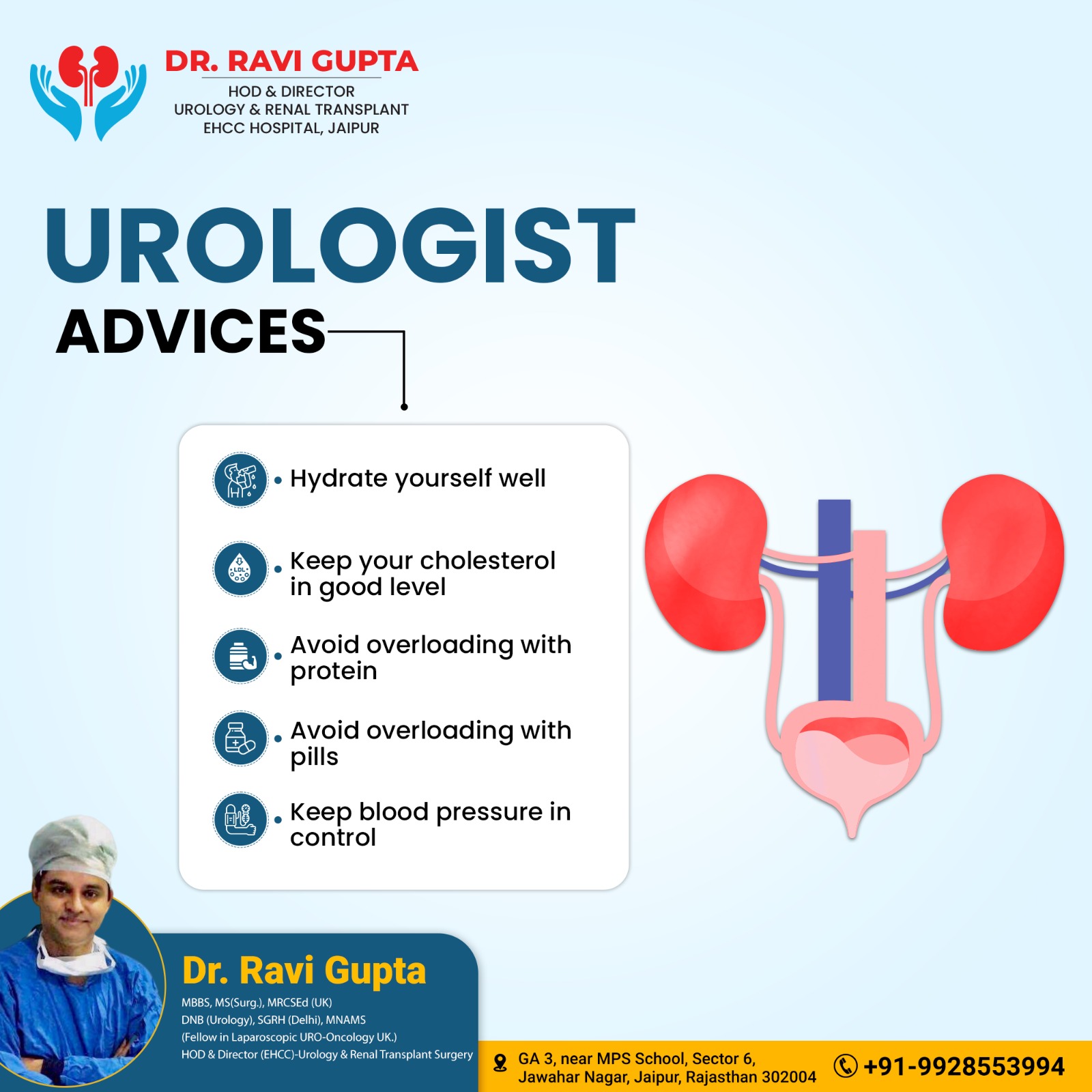 Preventive Measures to Stay Away from Common Urological Diseases