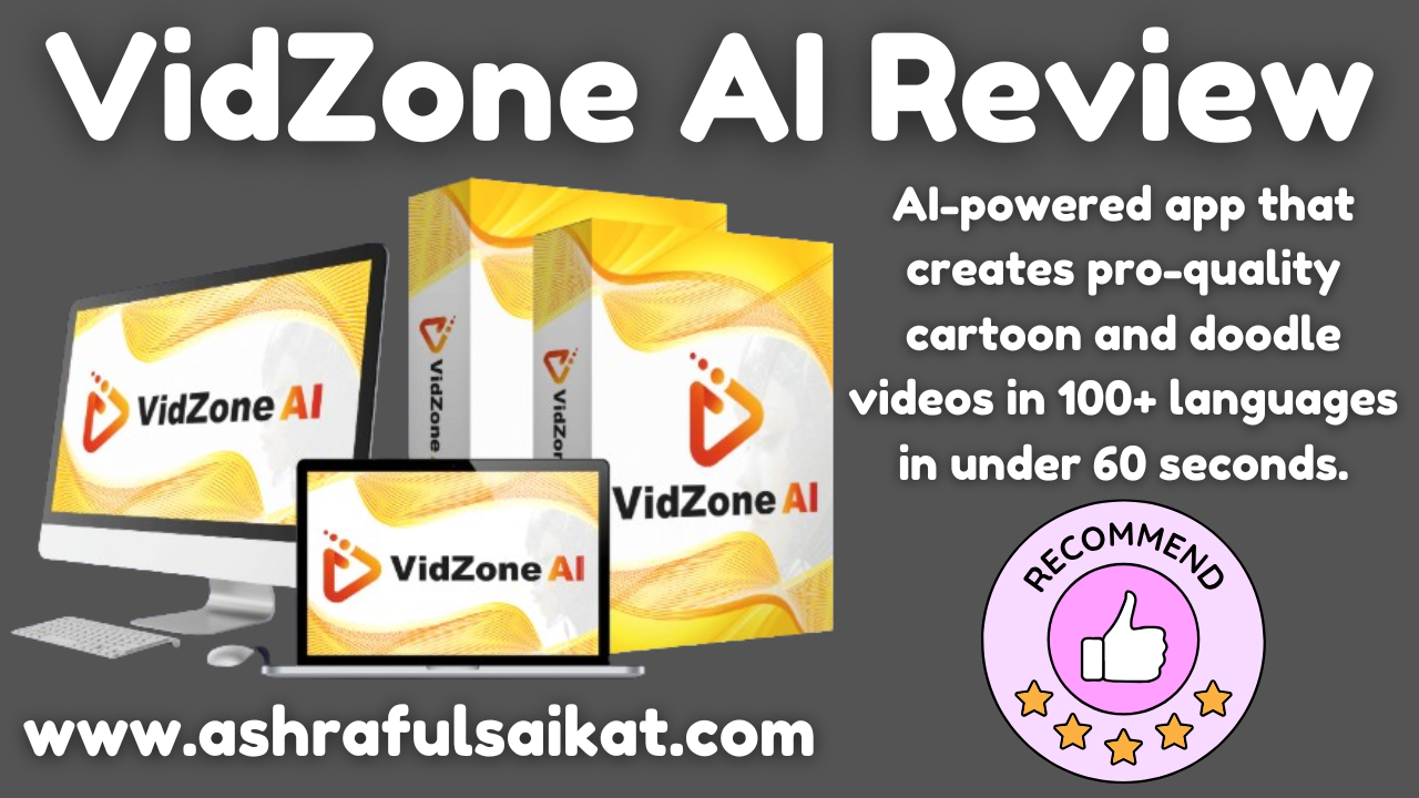 VidZone AI Review - Create Stunning Cartoon Videos