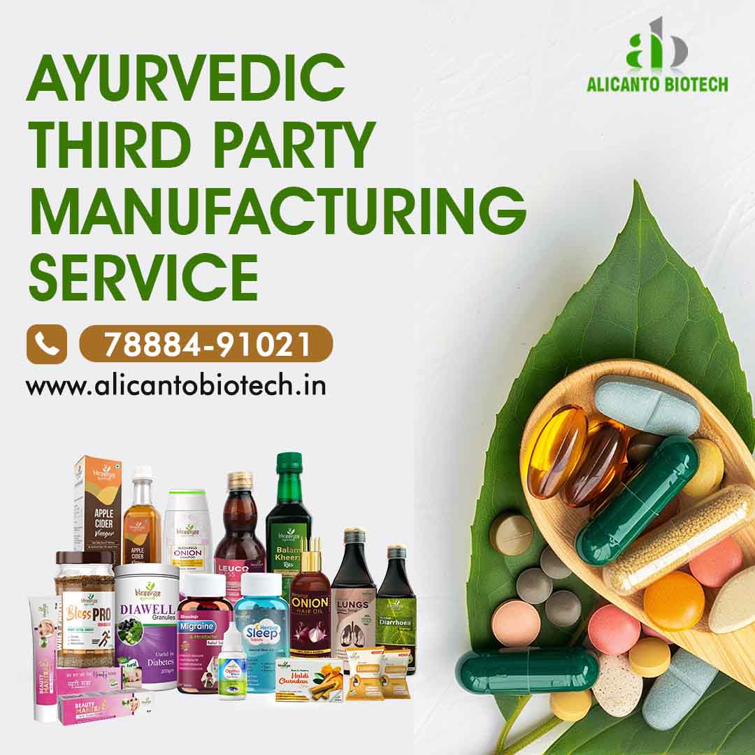 Ayurvedic Third Party Manufacturing Service in India