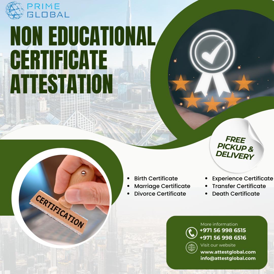 Marriage & Birth Certificate Attestation for UAE Visa & Residency