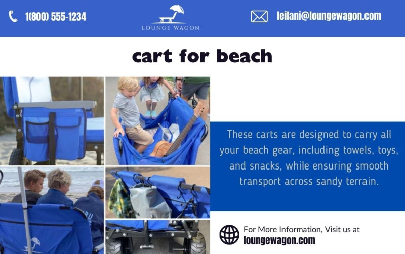 The Lounge Wagon: The Ultimate Cart for Beach Adventures