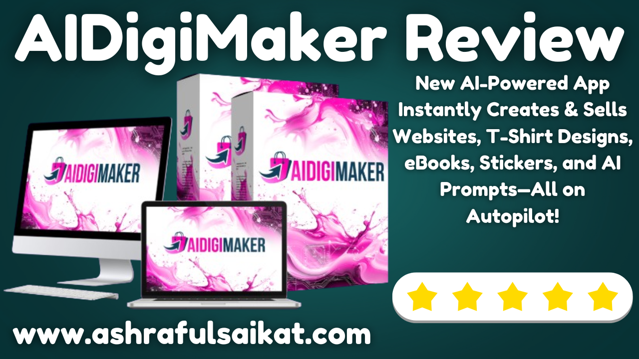 AIDigiMaker Review - Sell Digital Products