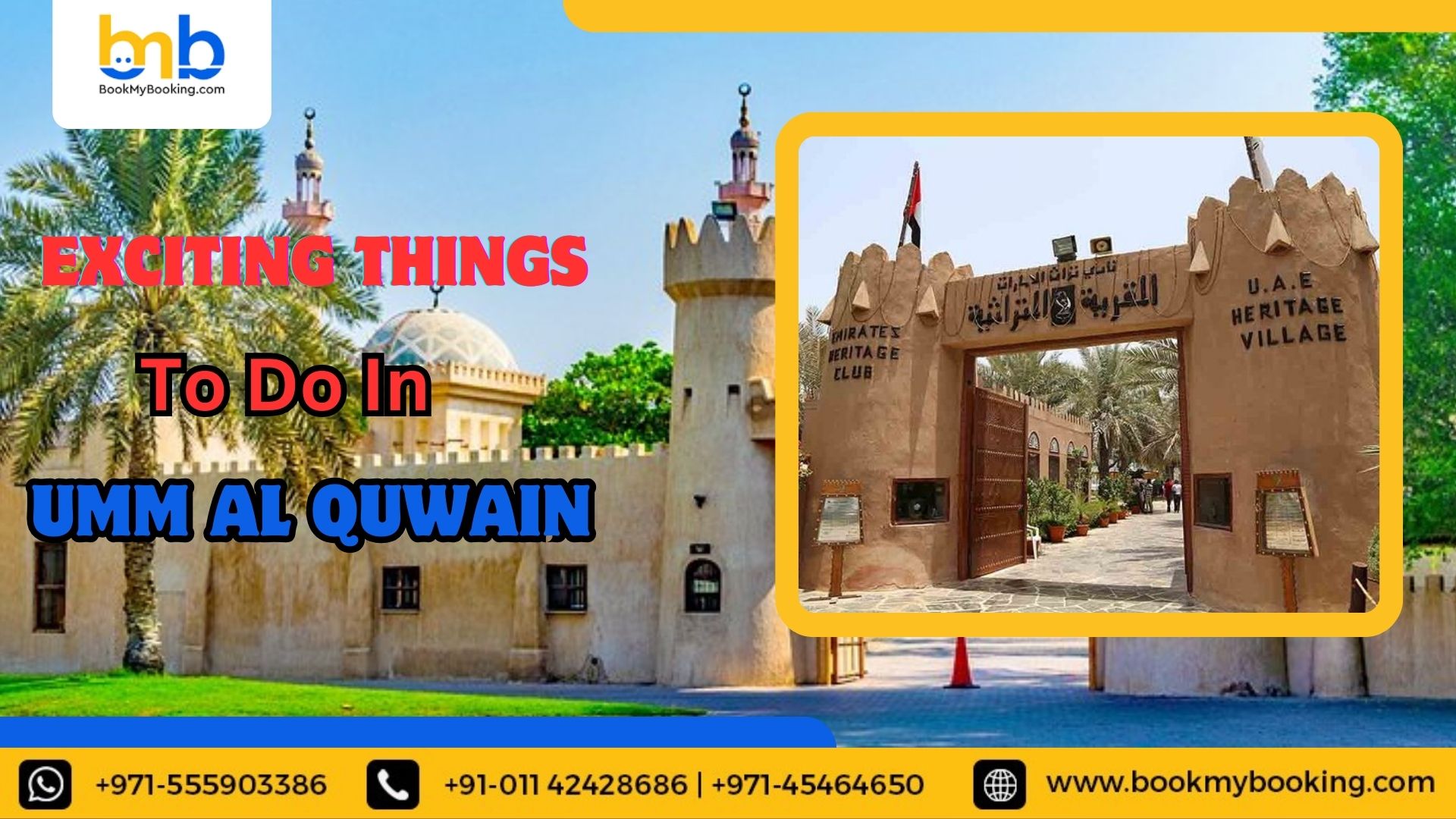 Exciting Things To Do In Umm Al Quwain With Bookmybooking.com