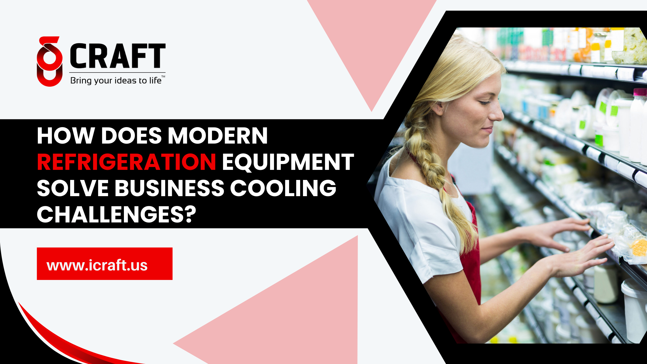 How does modern refrigeration equipment solve business cooling challenges?