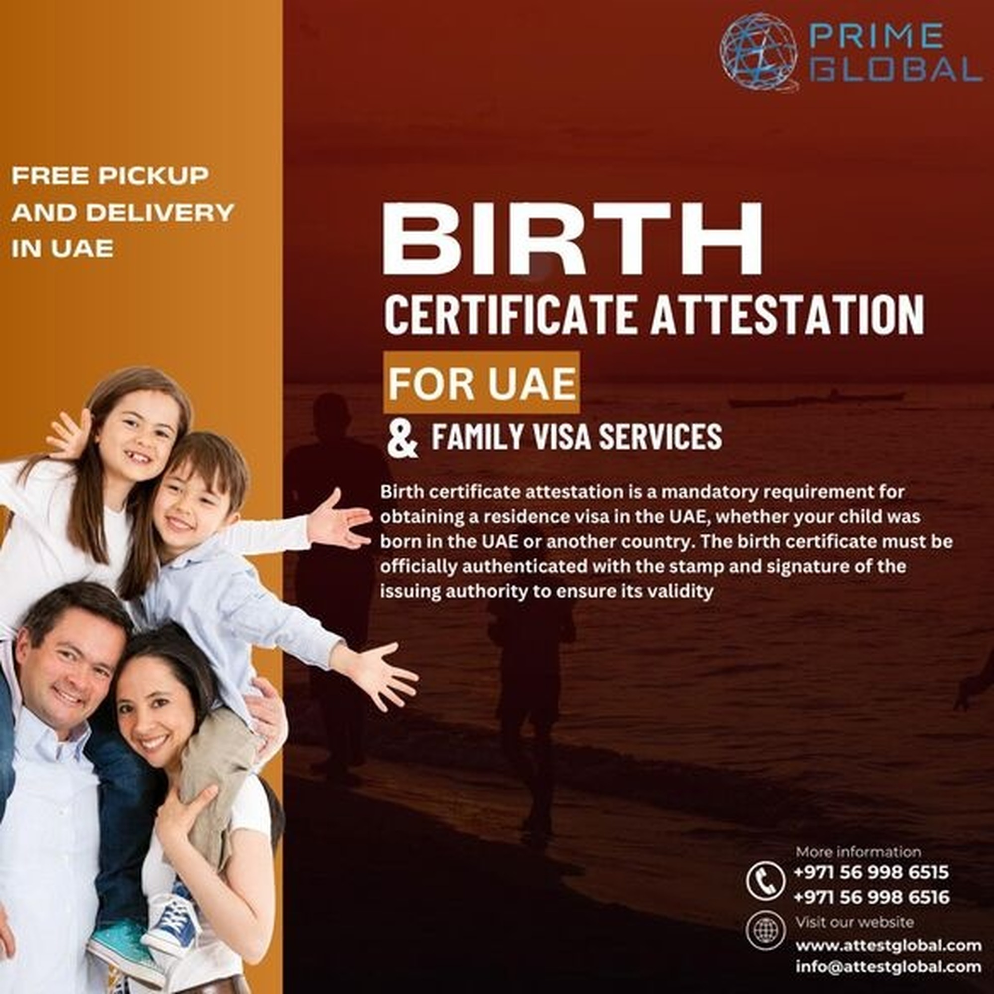 Birth Certificate Attestation for UAE Family Visa & Immigration